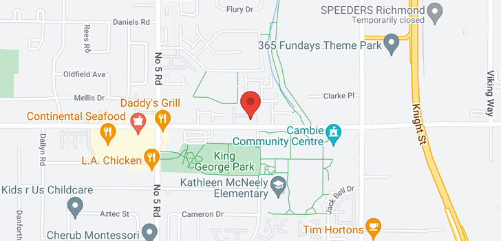 map of 6 12311 CAMBIE ROAD